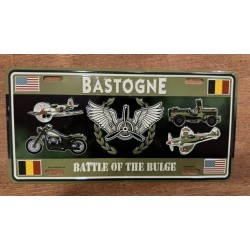 Plaque Métal Bastogne